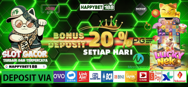 BONUS DEPOSIT SETIAP HARI 20%