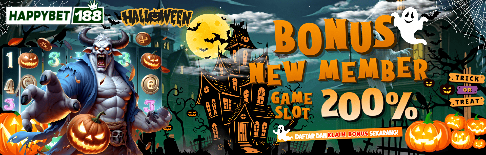 BONUS NEW MEMBER SLOT 200%