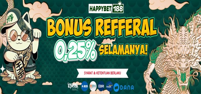 BONUS REFFERAL HINGGA 25%