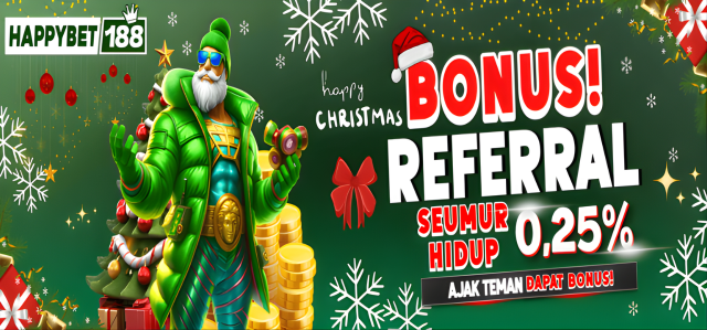 BONUS REFFERAL HINGGA 25%