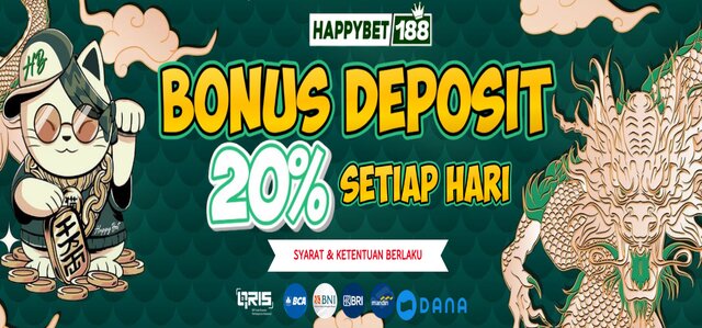 BONUS DEPOSIT SETIAP HARI 20%