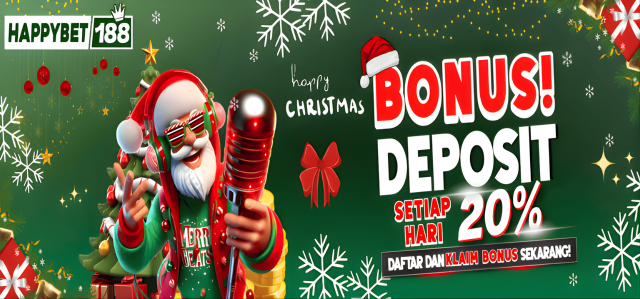 BONUS DEPOSIT SETIAP HARI 20%