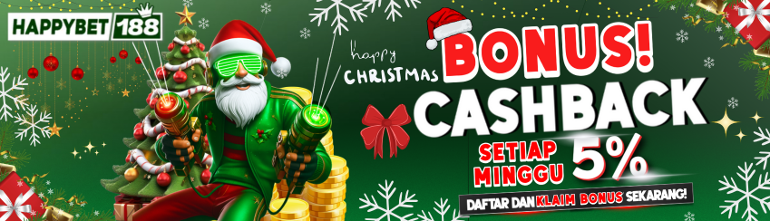 SPECIAL BONUS CASHBACK MINGGUAN UP TO 5%