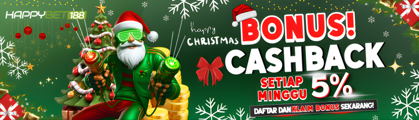 SPECIAL BONUS CASHBACK MINGGUAN UP TO 5%