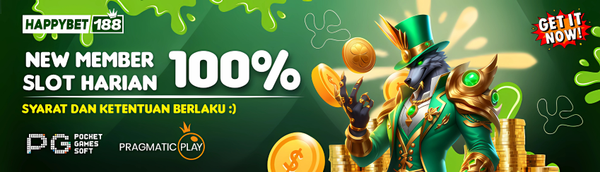 BONUS HAPPY NEW MEMBER 100% SLOT