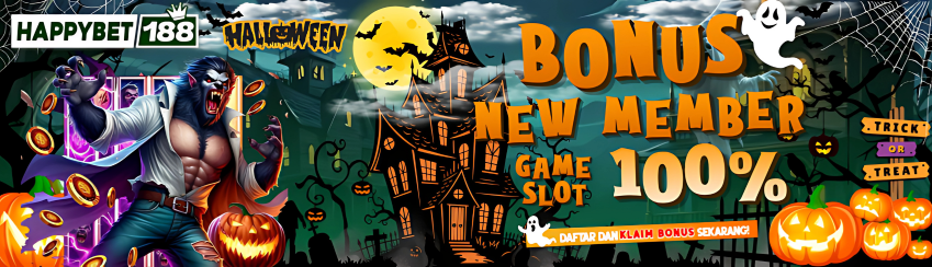 BONUS HAPPY NEW MEMBER 100% SLOT