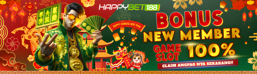 BONUS HAPPY NEW MEMBER 100% SLOT