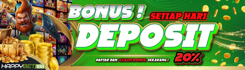 BONUS DEPOSIT 20% SETIAP HARI