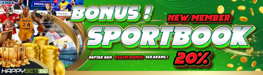 WELCOME BONUS NEW MEMBER 20%  SPORTSBOOK